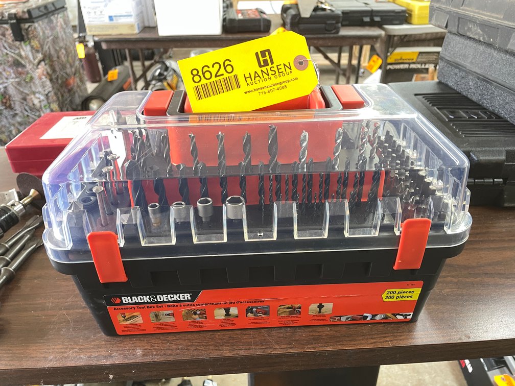 Black and Decker Accessory Toolbox Set