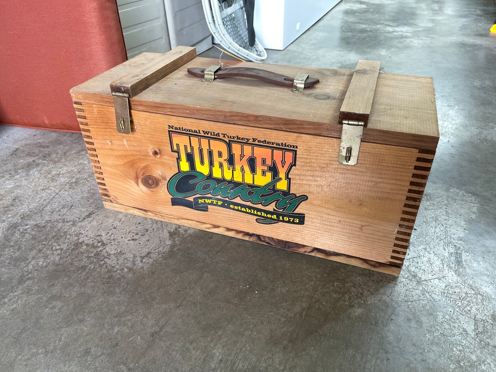 National Wild Turkey Federation Wood Ammo Box