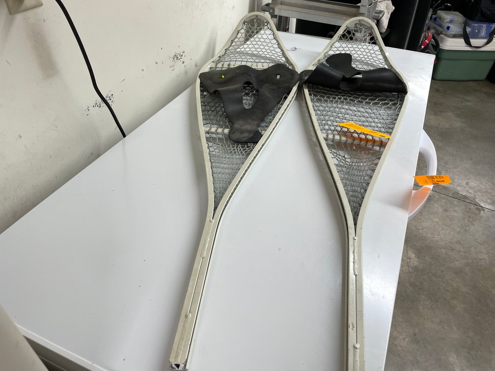 Pair of Metal Snowshoes