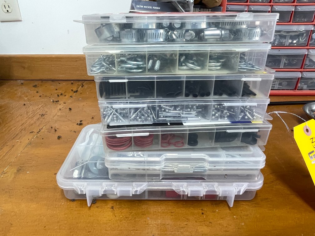 (7) Hardware Organizers and Content