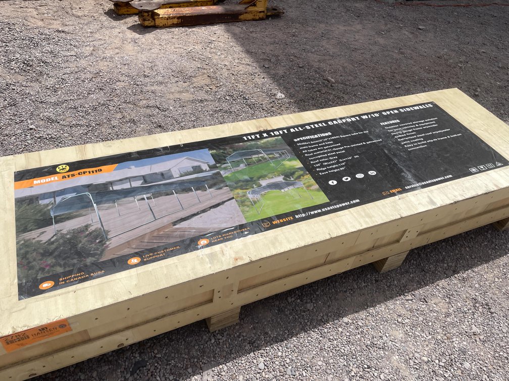Unused 2026 All Steel Carport