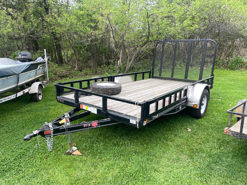 2016 PJ Trailers Single Axle Utility Trailer (No Title)