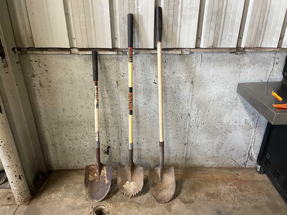 (3) Shovels (F)