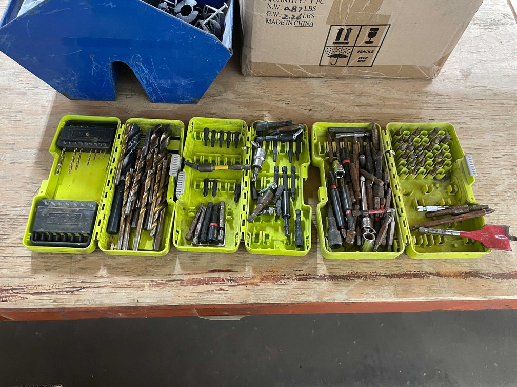(3) Drill Bit Indexes (CW)