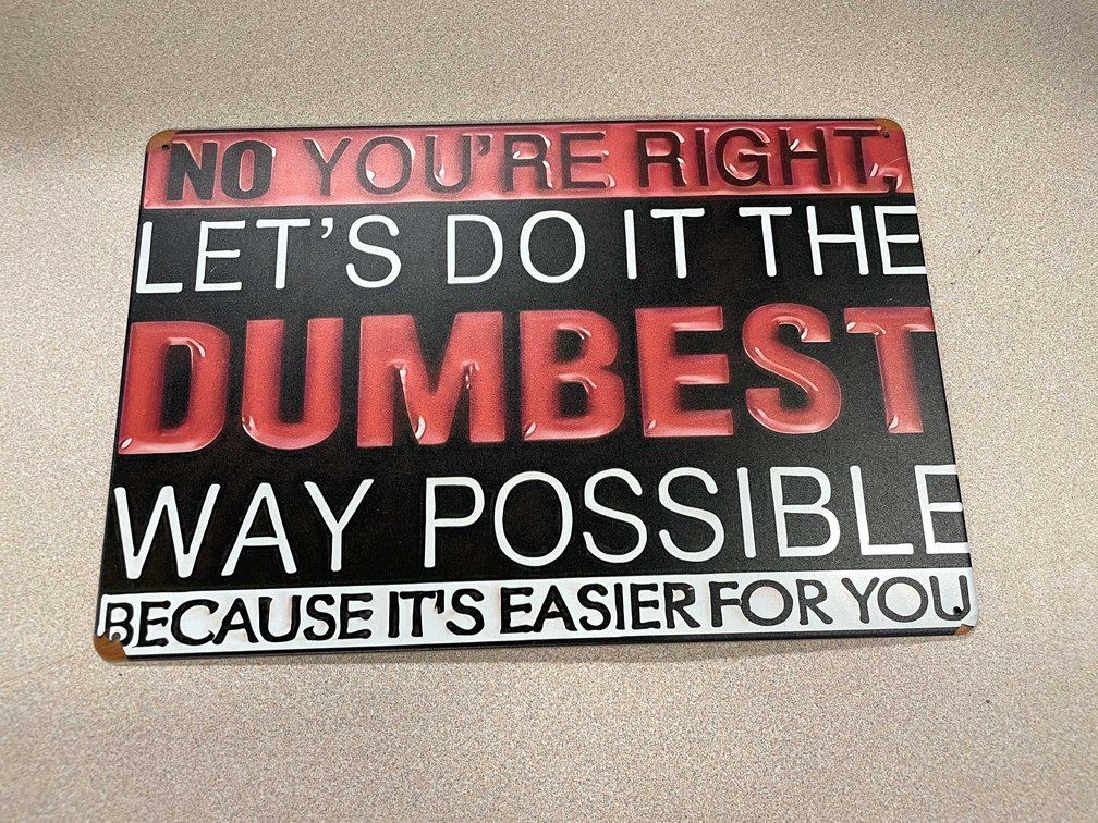 Collectable Metal Sign (T2)