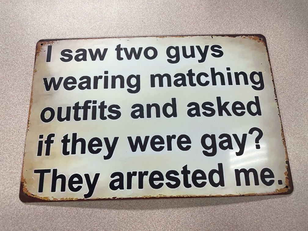 Collectable Metal Sign (T2)