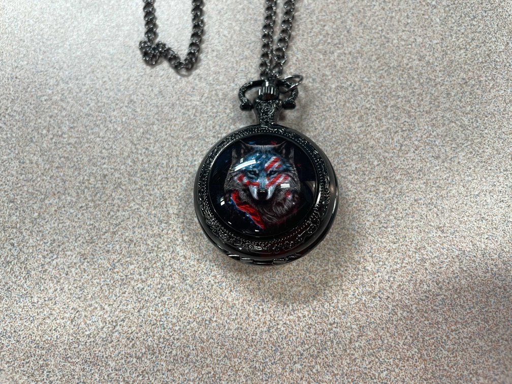 Wolf Flag Pocket Watch (T2)