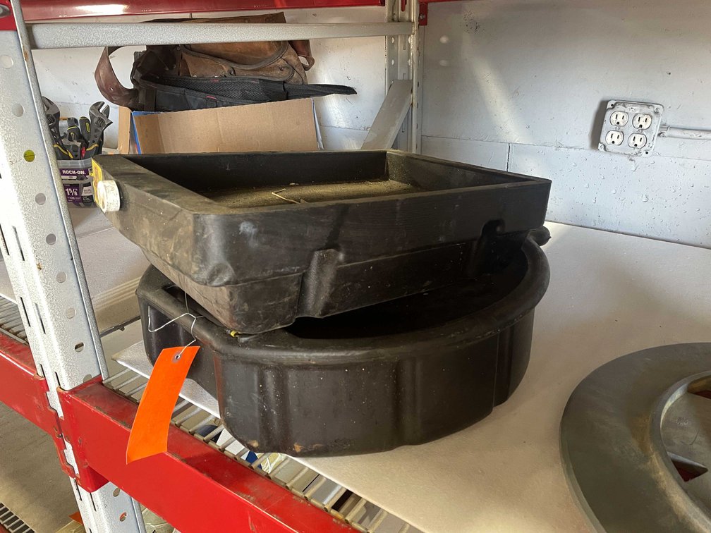 (2) Oil Drain Pans (CW)