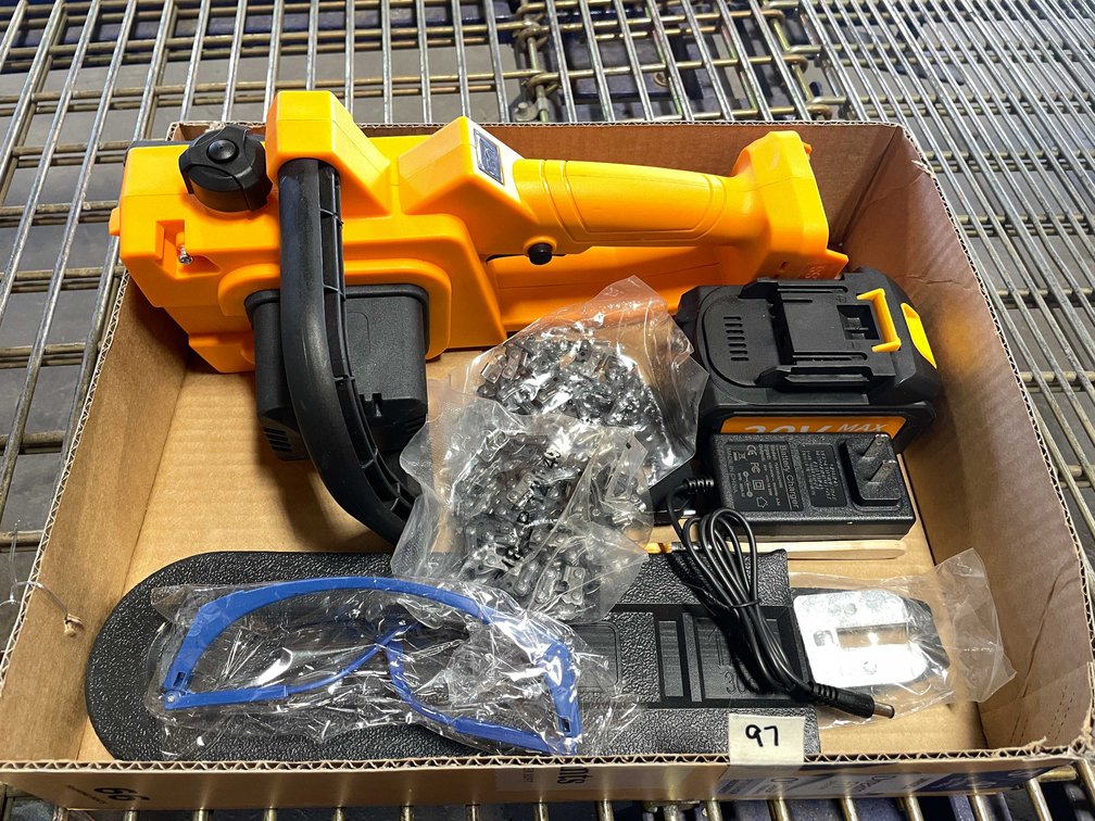Cordless 12" Chainsaw With Batteries (CW)