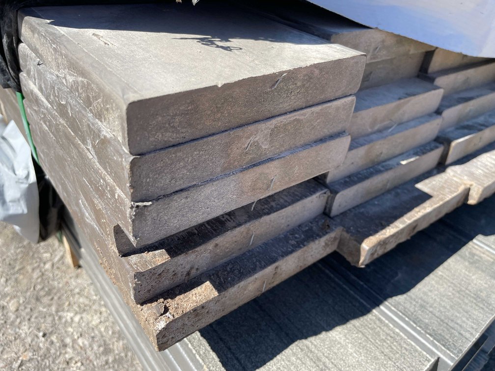 20' Dark Brown Slotted Composite Deck Boards (O6)