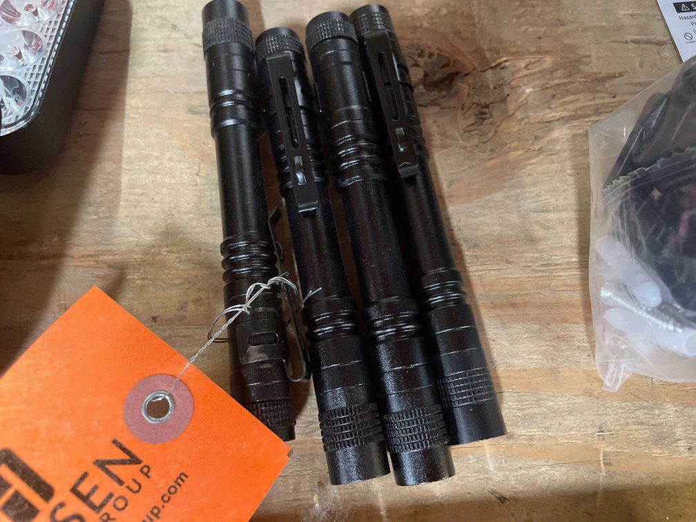 (4) LED Mechanic's Flashlights (PR12)