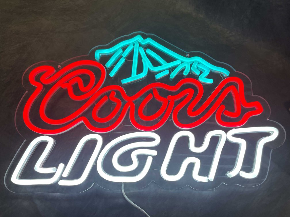 Coors Light Mountain LED Neon Sign (T6)