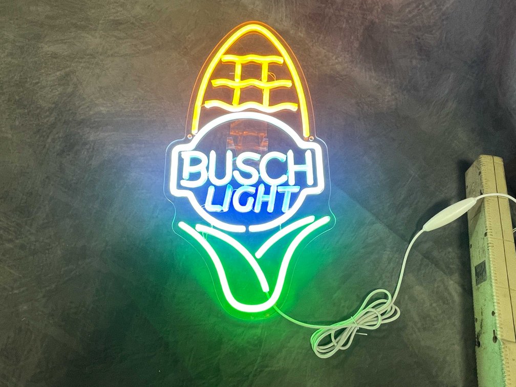 Busch Light Corn Cob LED Neon Sign (T6)