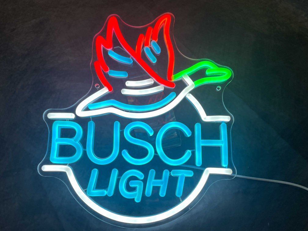 Busch Light Mallard Duck LED Neon Sign (T6)