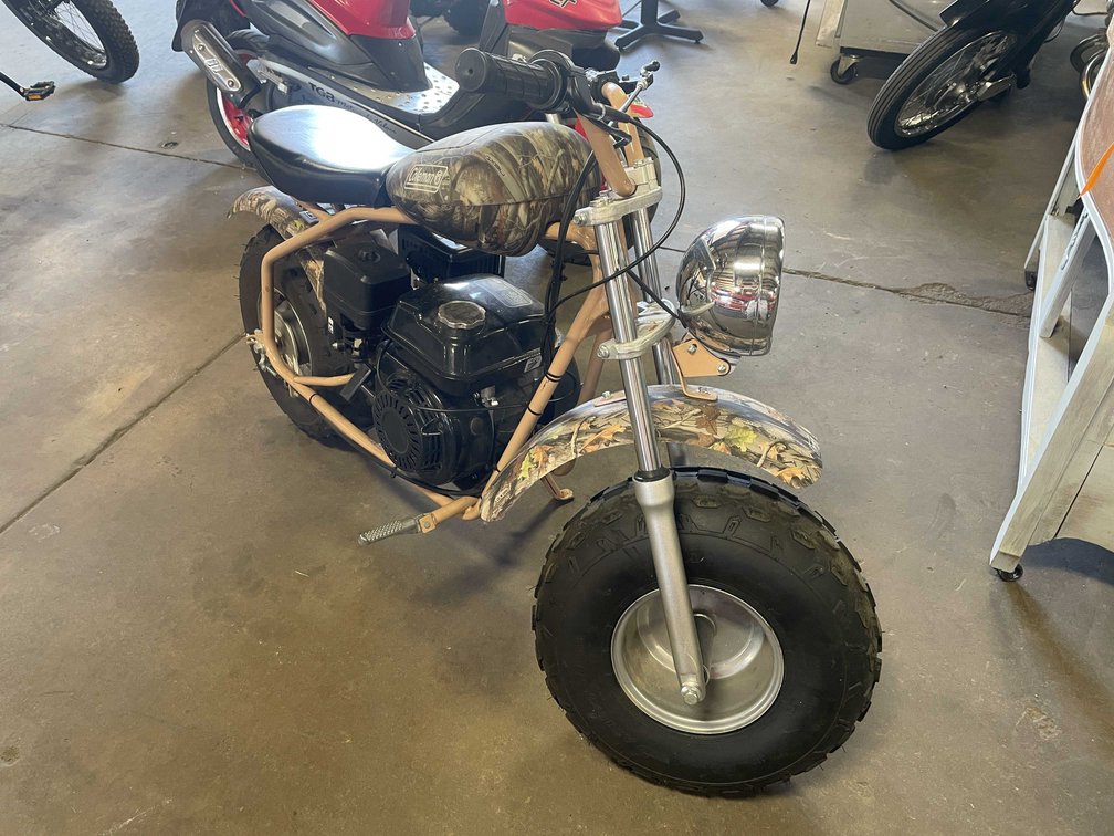 Coleman CT200U - Ex Camo Mini Bike 196 CC Off-Road Trail Bike (D)