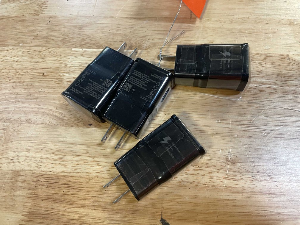 (4) USB Wall Charger Block Cubes (PR13)