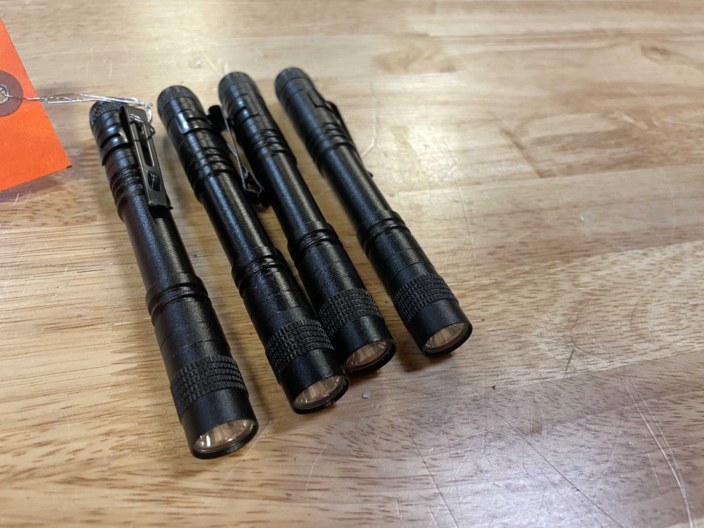 (4) LED Mechanic's Flashlights (PR13)