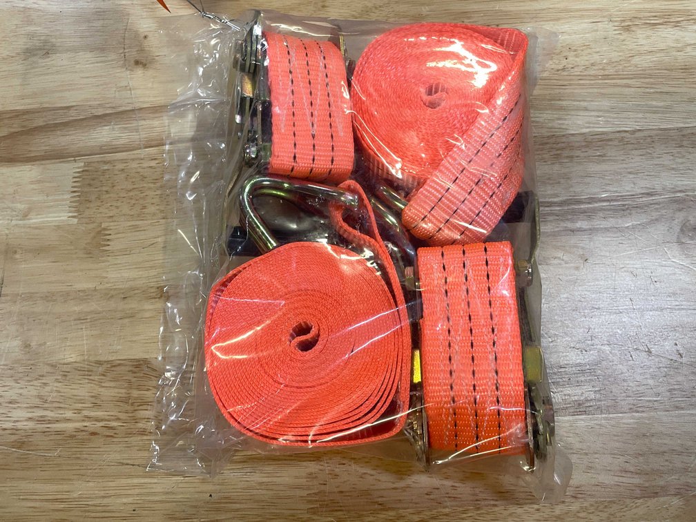 (2) Ratchet Straps, 1.5" Wide x 15' Long (PR13)