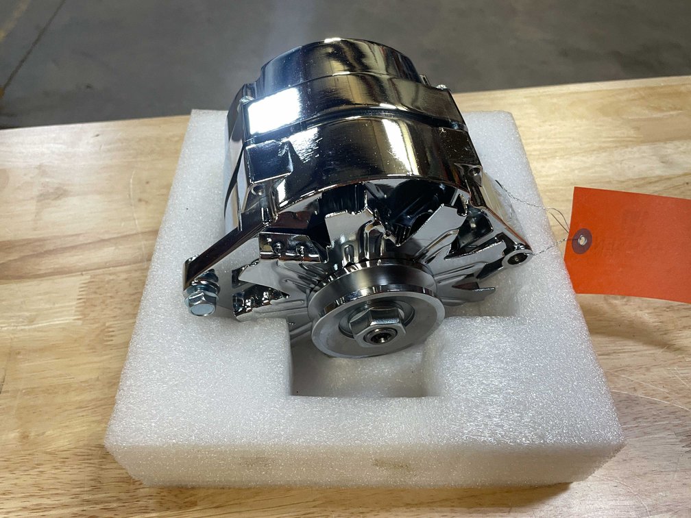 Chrome 12vdc Alternator (PR12)