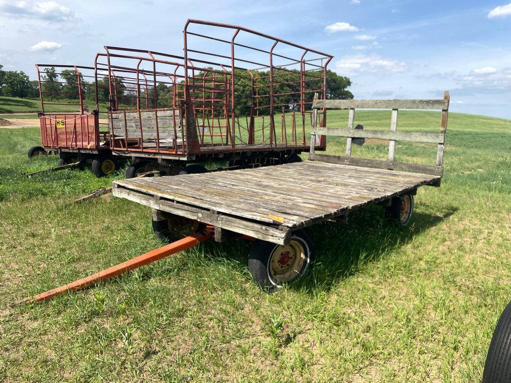 Hay Wagon with Kasten Running Gear (Colfax WI)