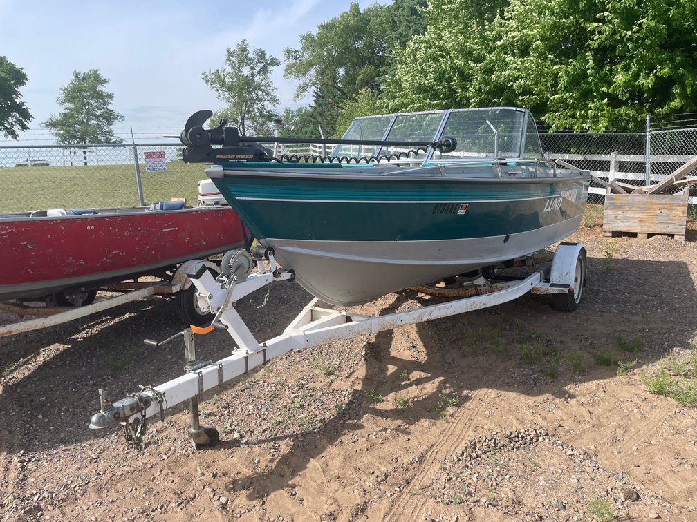 1993 Lund Tyee Boat with 1994 Sportco Trailer (Has SD Title)