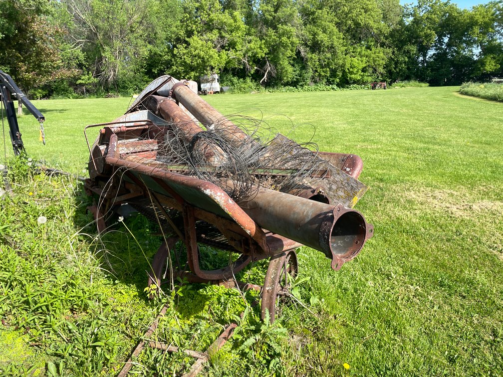 Antique Metal Wheeled Blower
