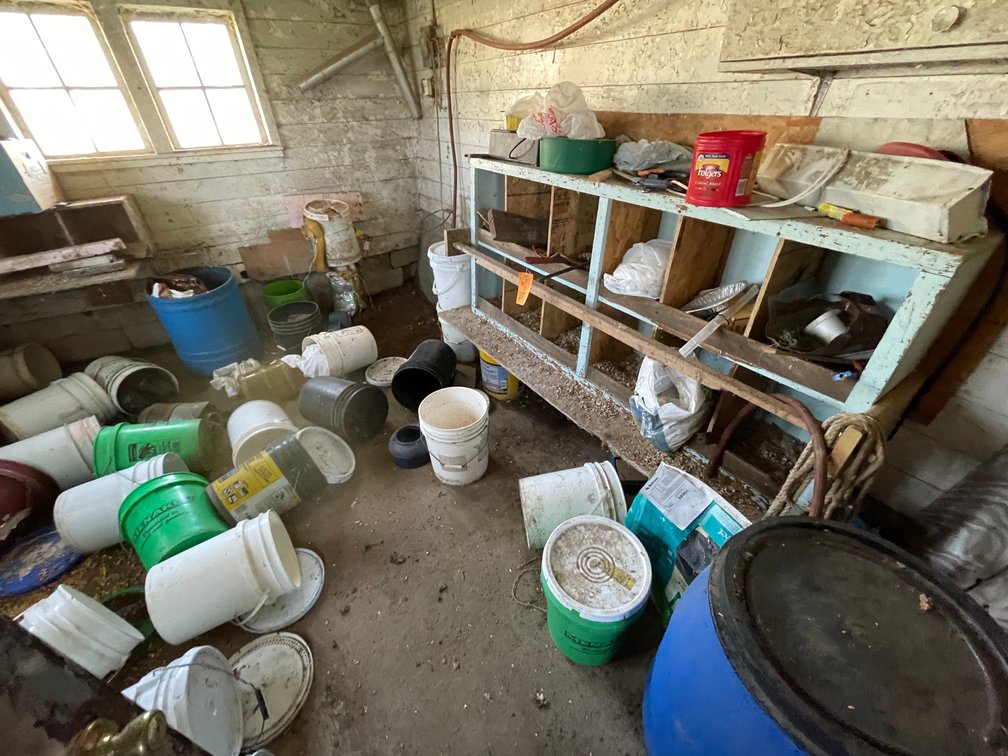 Chicken Roosting Boxes and Other Contents