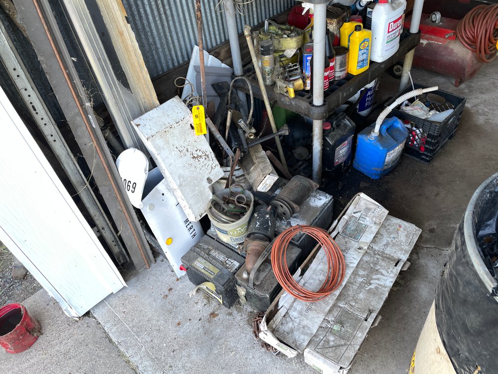 Scrap Metal in Corner