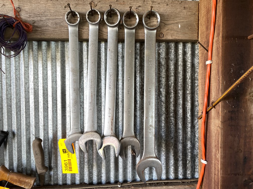 Set of (5) Duracraft Combination Wrenches