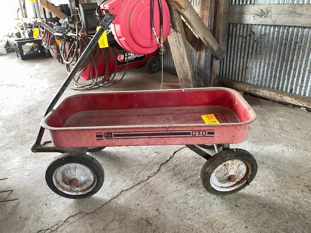 Vintage Our Own Hardware GTO Red Wagon