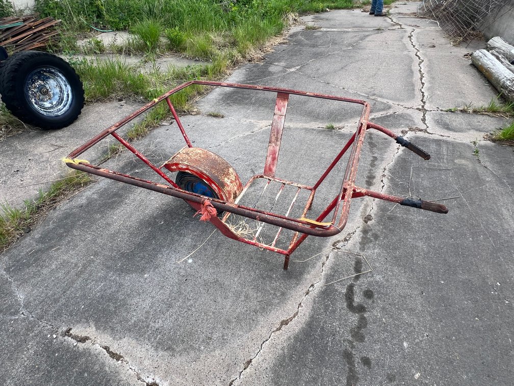 Steel Wheel Barrel Frame