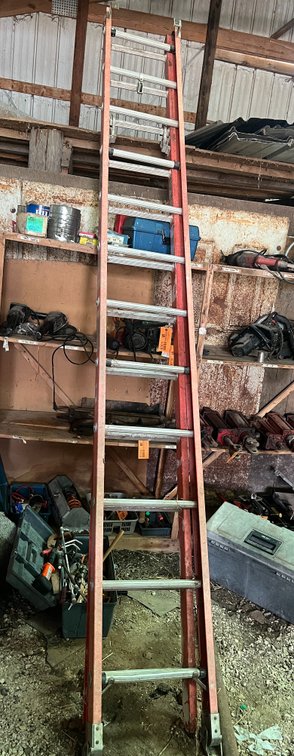 (2) 12' Sections of Fiberglass Ladder