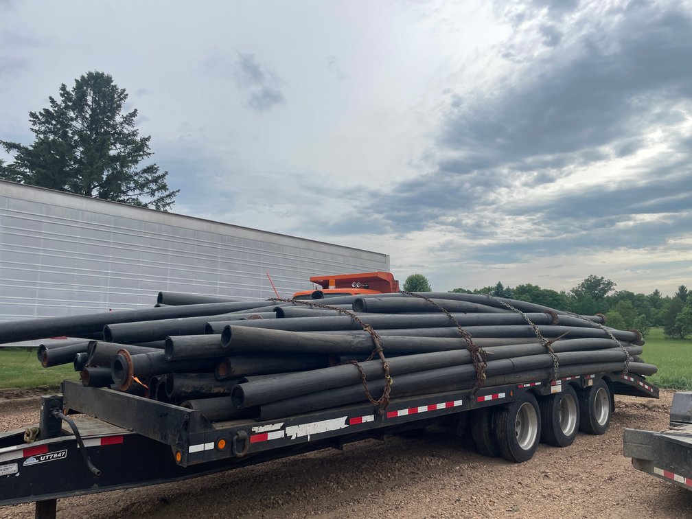 Approx. (60) High Density Polyethylene (HPPE) Pipes (Colfax WI)