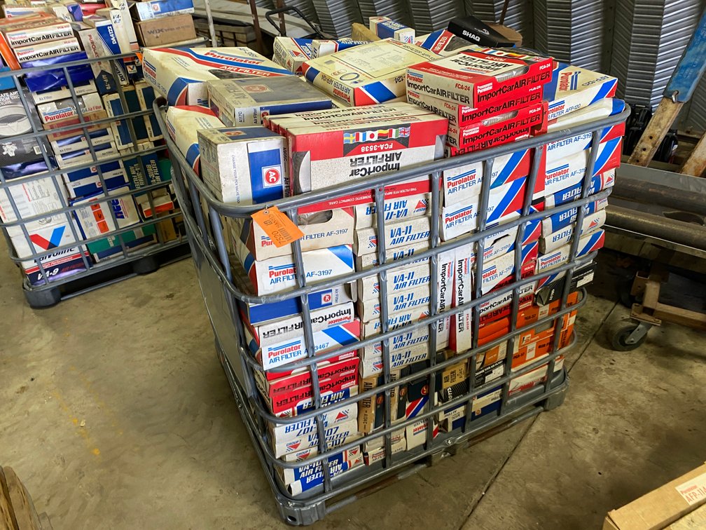 Crate of Air Filters (Antigo, WI)
