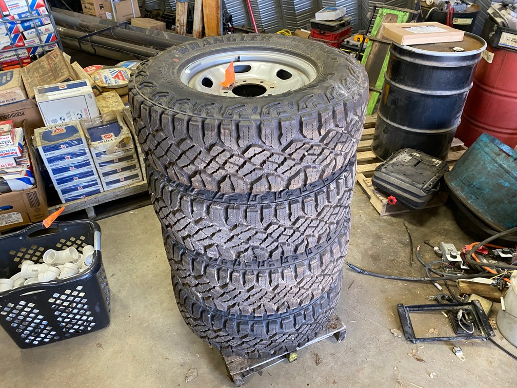Set of (4) Tires on Steel Rims (Antigo, WI)
