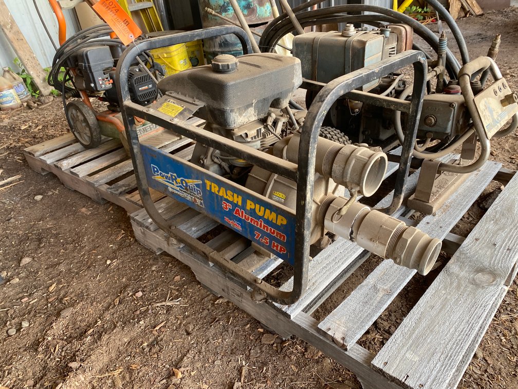 PowR-Quip 3" Aluminum Gas Powered Trash Pump (Deerbrook, WI)