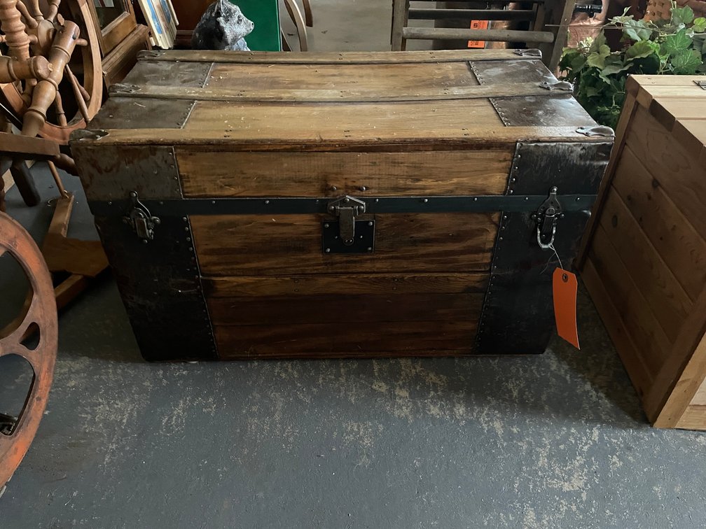 Vintage Wooden Storage Chest