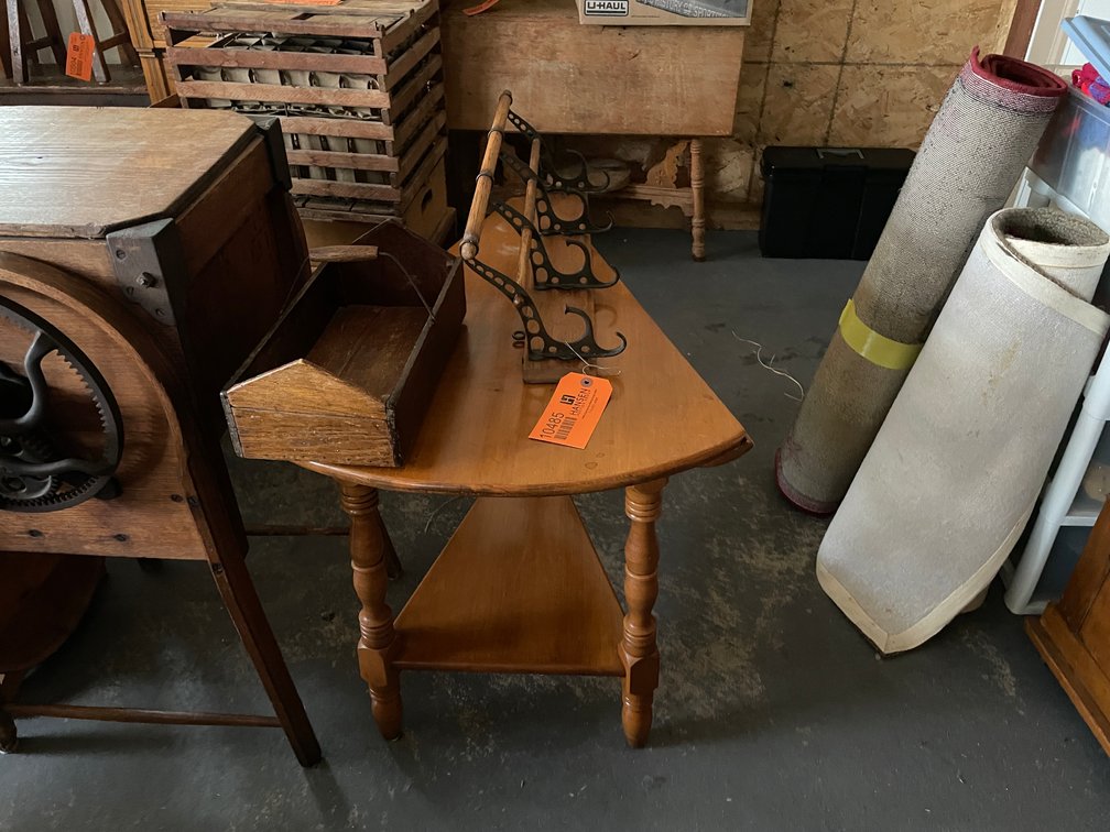 End Table and Wall Mount Hook