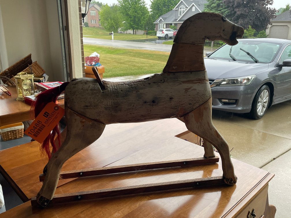 Vintage Wooden Play Horse