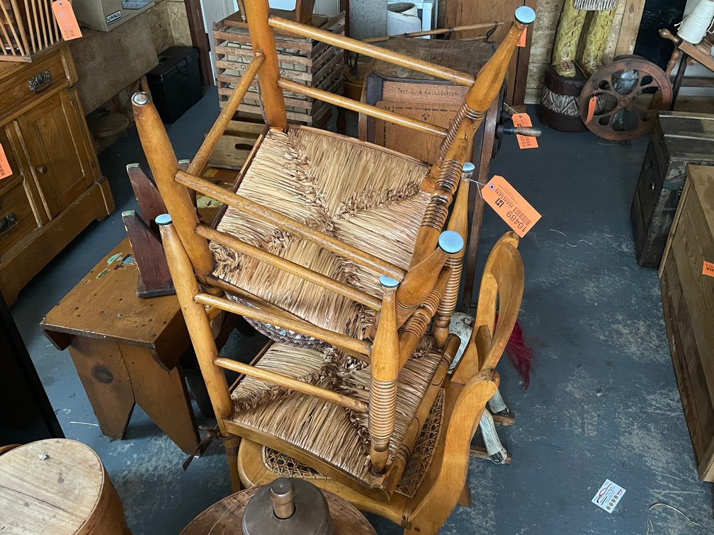 (3) Wooden Chairs