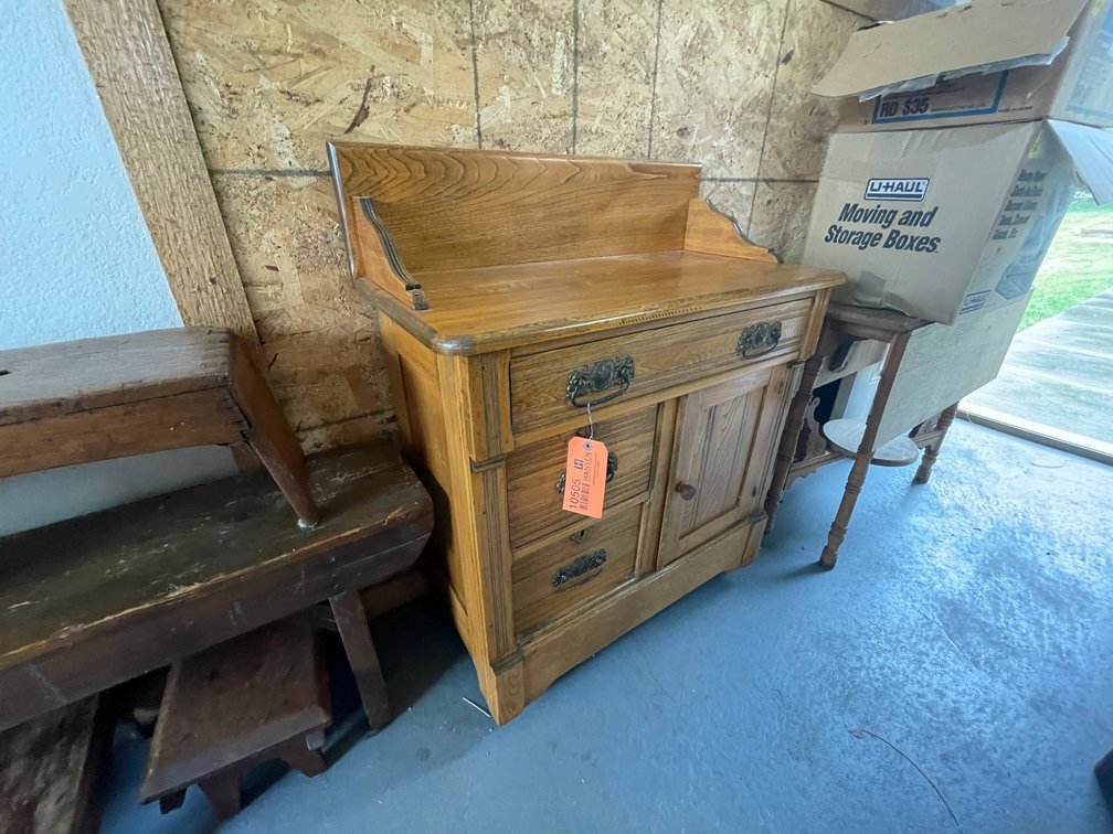 Vintage Wooden Wash Stand
