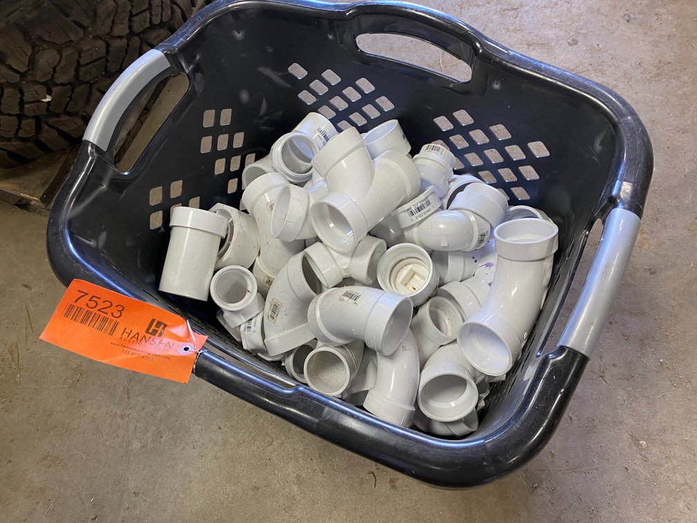 Basket of PVC Fittings (Antigo, WI)