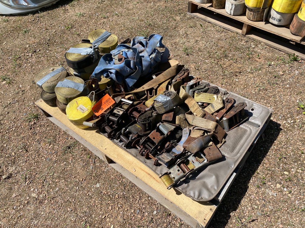 Pallet of 2" Ratchets and Straps (Antigo, WI)