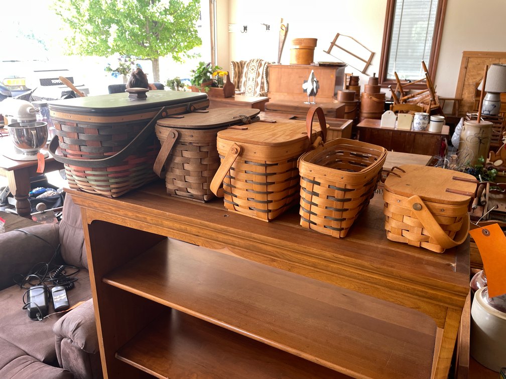 (5) Longaberger Baskets