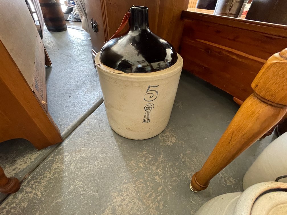Blue Ribbon 5 Gallon Stoneware Jug