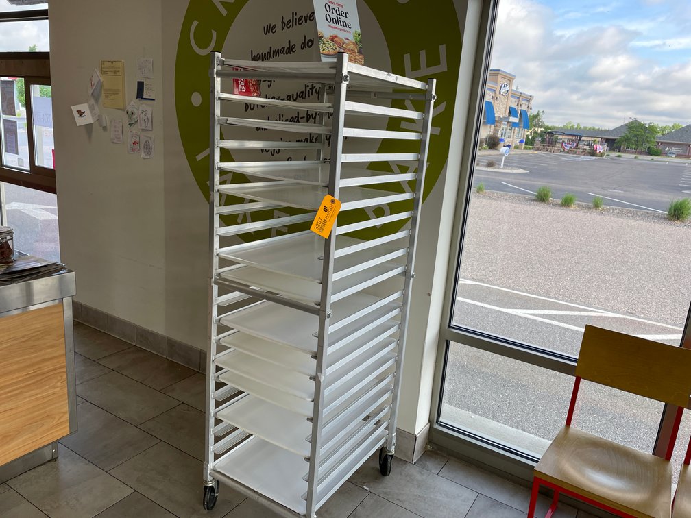 Aluminum Bakery Cart