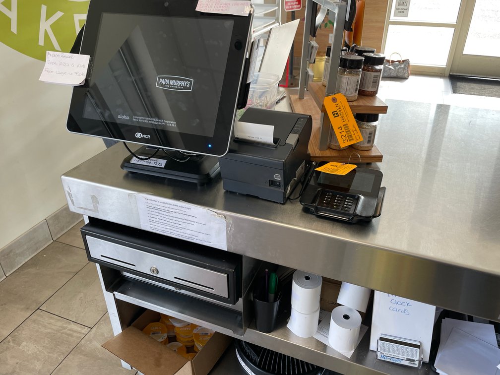 NCR Checkout and Order Screen