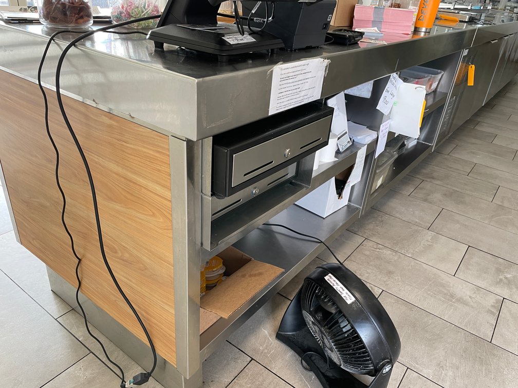 Stainless Steel Counter Section