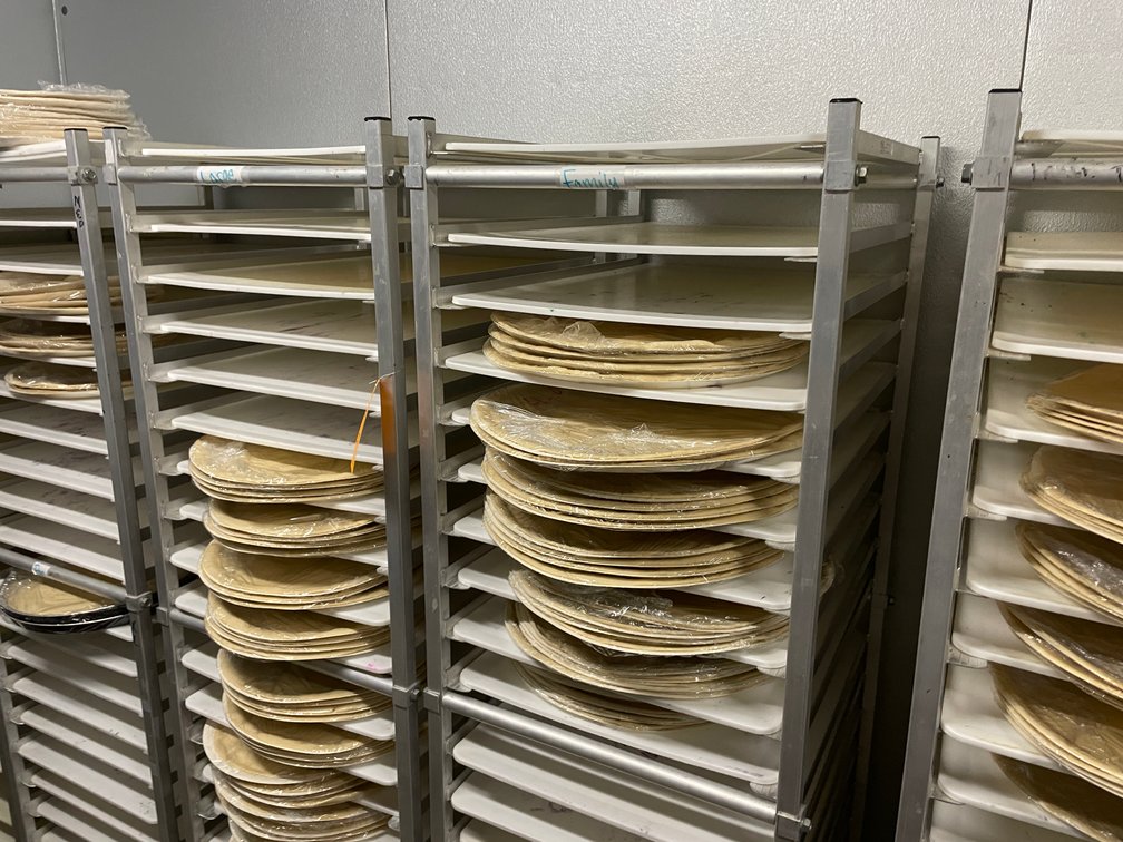 (2) Aluminum Rolling Baking Racks