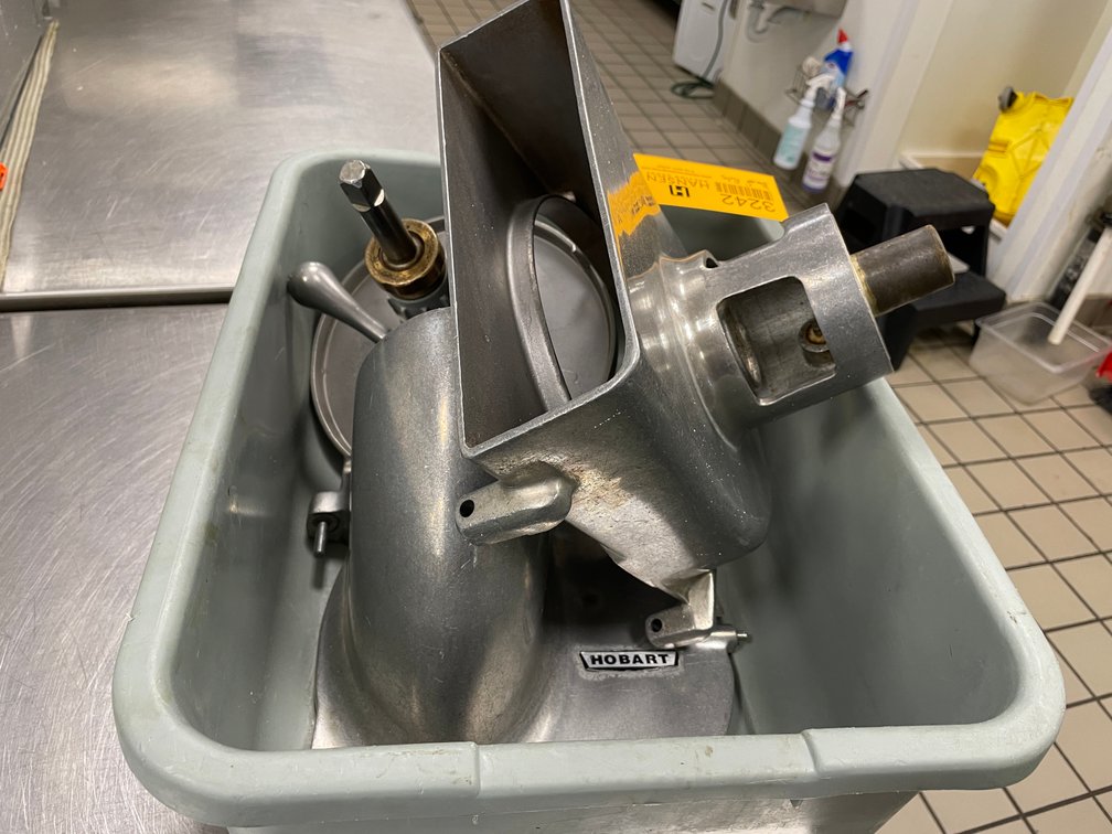 Poly Bin of Hobart Food Processing Parts